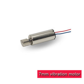 China Micro DC Vibration Motor 7mm Diameter 1.5v 3v 3.7v Coreless DC Motor supplier