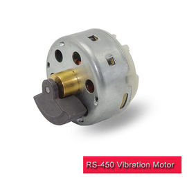 China RS-450 DC Vibration Motor 45mm Diameter 12v 24v 4900 Rpm With Ball Bearing supplier