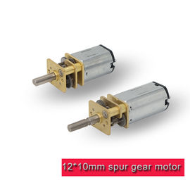 China Low Noise 12mm DC Spur Gear Motor 3v 6v 12v Micro DC Gear Motor For Smart Lock supplier