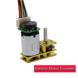 China 3ppr / 12cpr Electric Motor Encoder L Shape Spur Gearbox With Electric Encoder supplier