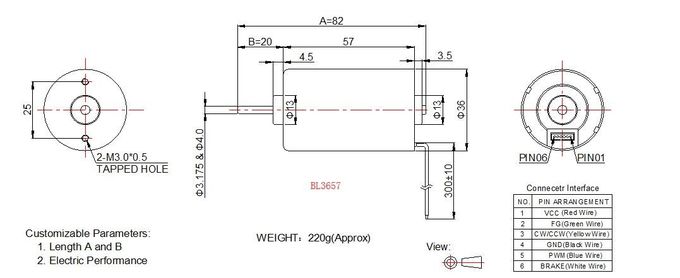 36mm Diameter Small 12v DC Motor / 24 Volt BLDC Motor For Vacuum Cleaner