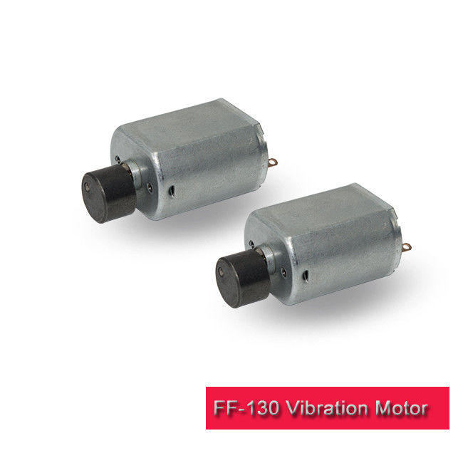 FF-130 Miniature Vibration Motor , 1.5v - 12v Vibration Motor With Powder Metallurgy