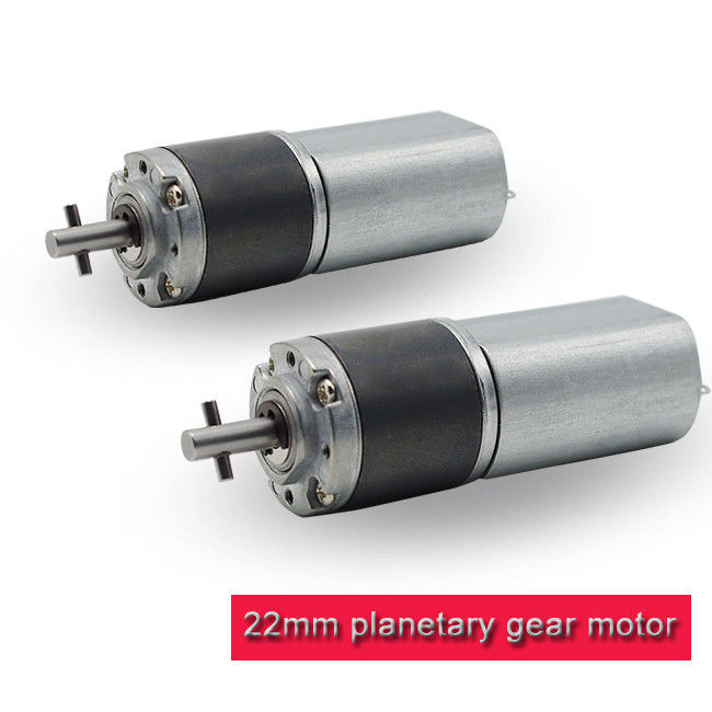 Powder Metallurgy DC Planetary Gear Motor 22mm 12 Volt For Home Appliance