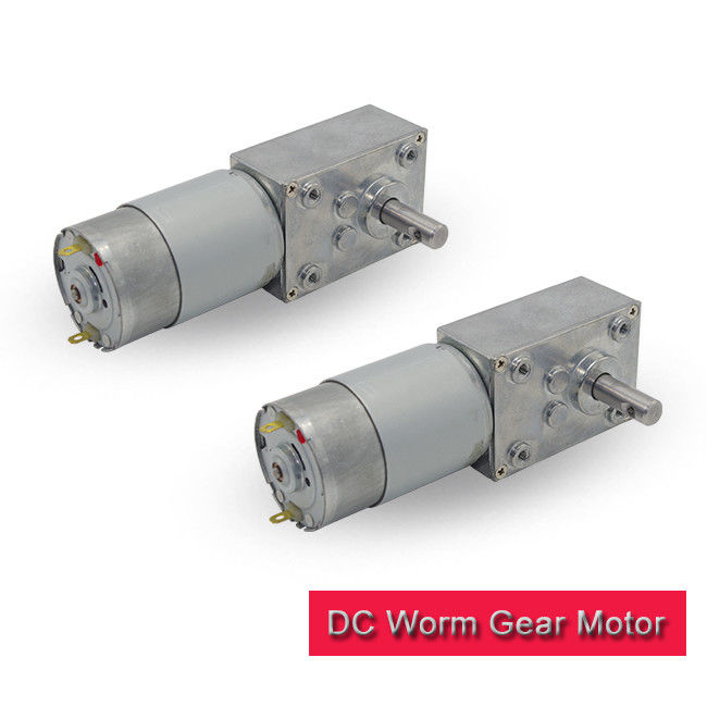 12v DC Worm Gear Motor 24v 5-200 RPM Speed Range With RS 555 DC Motor
