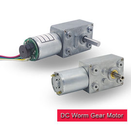 China 120 rpm Worm Gear Motor 12v High Torque Customized With 12 Ppr / 16 Ppr Encoder supplier