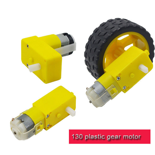 Lightweight Plastic Gear Motor Different Reduction Ratio T130 DC Motor  For Kids DIY Toys